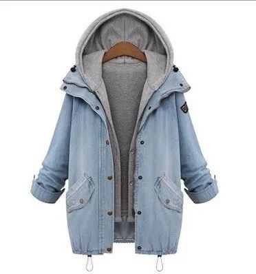 anorak-femme-014slm-1.jpg Anorak effet layered pour Femme avec Capuche et fermeture éclaire – Image 1