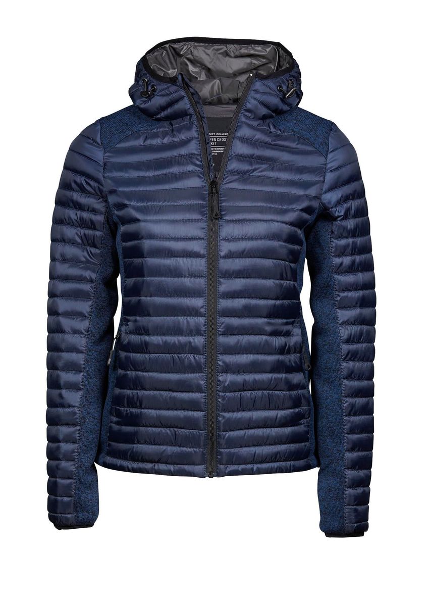 anorak-femme-337nnn-1.jpg Doudoune à capuche anorak femme 9611 bleu marine – Image 1
