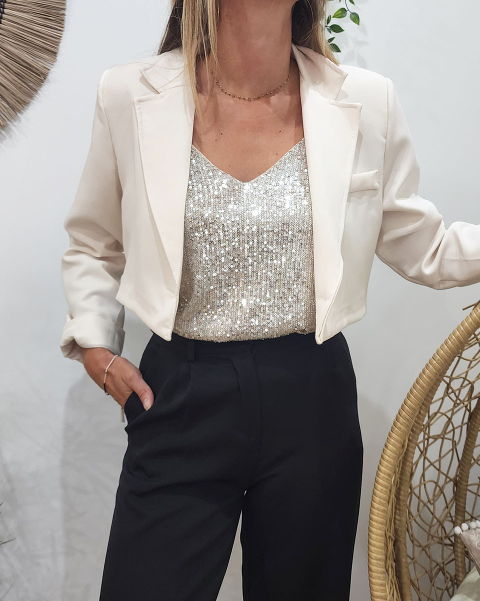 blazer-court-femme-351sqz-1.jpg Veste blazer courte écru – Image 1