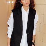 Blazer sans manches Femme Noir