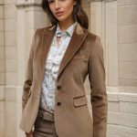 Veste Solange en velours palatine Sable SABLE / 34