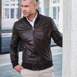 Blouson Aviateur Veste Cuir Brun Homme Blouson Cuir Homme Blouse Cuir Blouson Aviateur Cuir Homme Veste