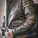 Motard Veste Cuir Hommes En Cuir Homme Veste De Motard Style Blouson Cuir Moto Motard Veste