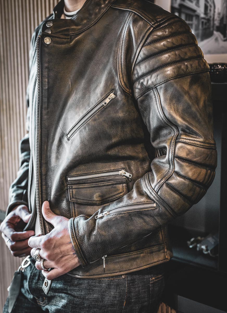 blouson-en-cuir-homme-570vcn-1.jpg Motard Veste Cuir Hommes En Cuir Homme Veste De Motard Style Blouson Cuir Moto Motard Veste – Image 1