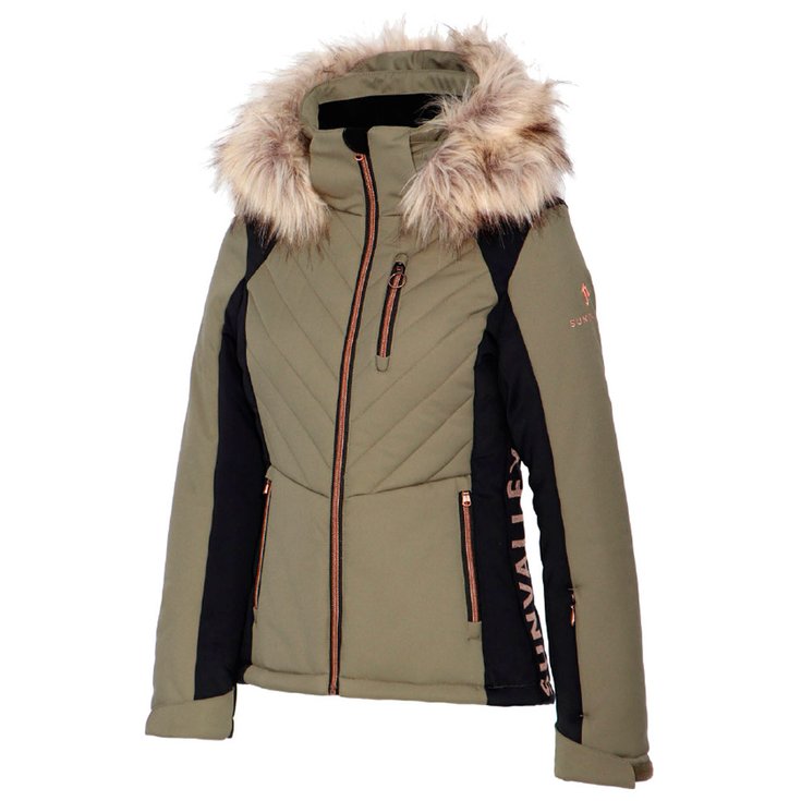 blouson-ski-femme-240dps-1.jpg Blouson Ski Sun Valley Kors Kaki Hiver 2023 | Glisshop – Image 1