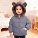 Garçon Doudoune Bebe 18 Mois Manteau D'Hiver Pour Enfants Léger Résistant à L'Eau En Polaire