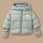 Doudoune unie doublée sherpa Bébé