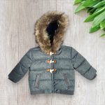 Doudoune Grise Creeks pour Bébé Garçon, Taille 12 Mois – la petite friperie