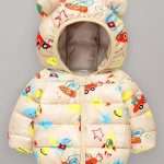 Baogaier Manteau Bébé Doudoune Manteaux à Capuche Filles Garçons Voiture Beige Duvet Blouson d'Hiver Fermeture éclair Chaud Matelassé Veste de Neige Léger Vêtement pour Enfant 1 2 Ans : Amazon.fr: Mode