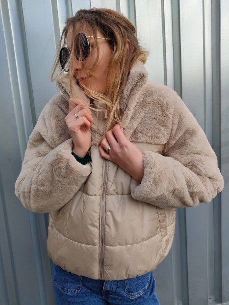 doudoune-beige-femme-618gib-1.jpg Doudoune beige femme 10062269 134 TIFFOSI – Image 1
