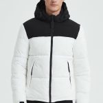 Doudoune à capuche blanc JIHO