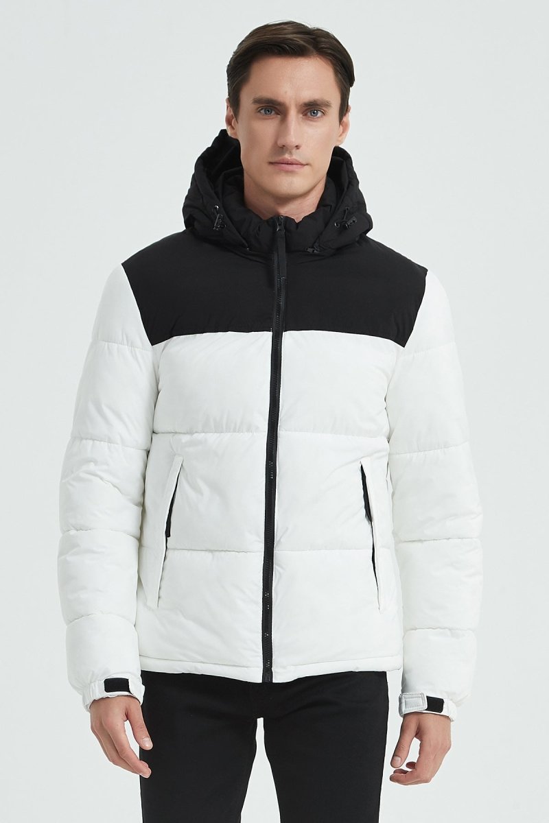 doudoune-blanche-homme-137cqk-1.jpg Doudoune à capuche blanc JIHO – Image 1