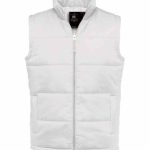 Gilet doudoune sans manches homme Bodywarmer JM930 Blanc