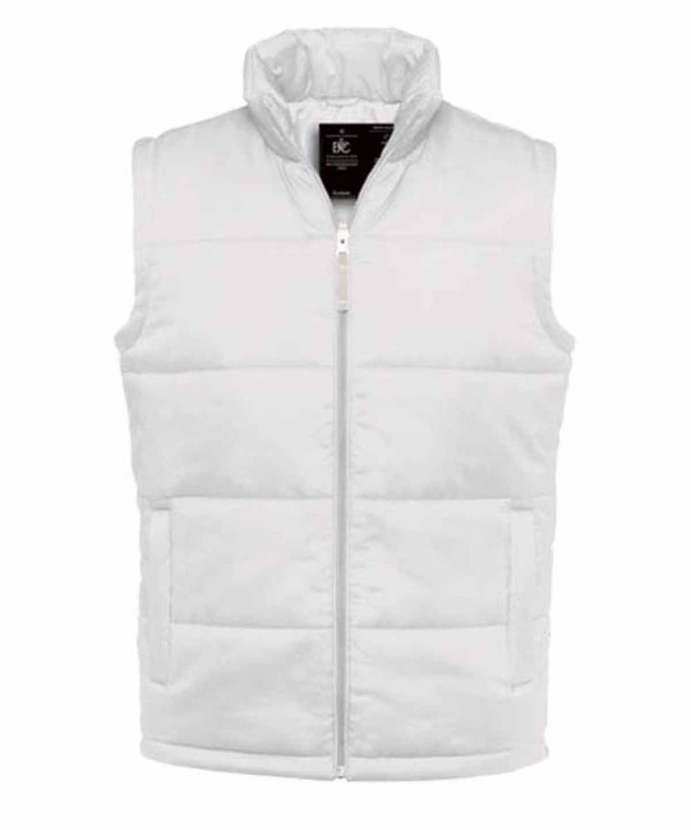 doudoune-blanche-homme-244dxz-1.jpg Gilet doudoune sans manches homme Bodywarmer JM930 Blanc – Image 1