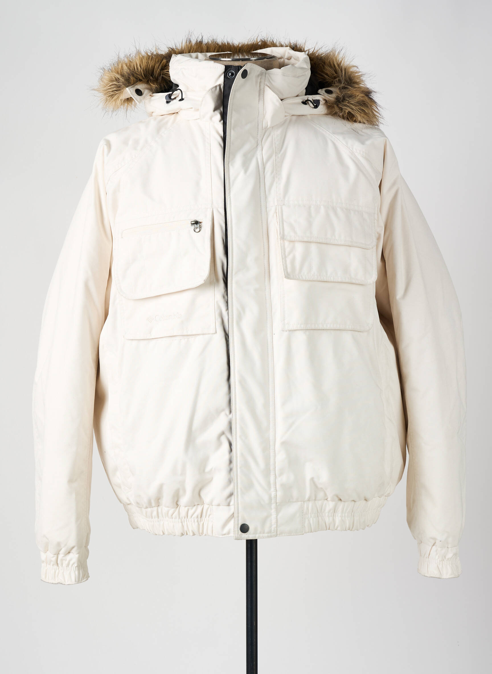 doudoune-blanche-homme-293zrm-1.jpg Doudoune Columbia Blanc A Capuche – Image 1
