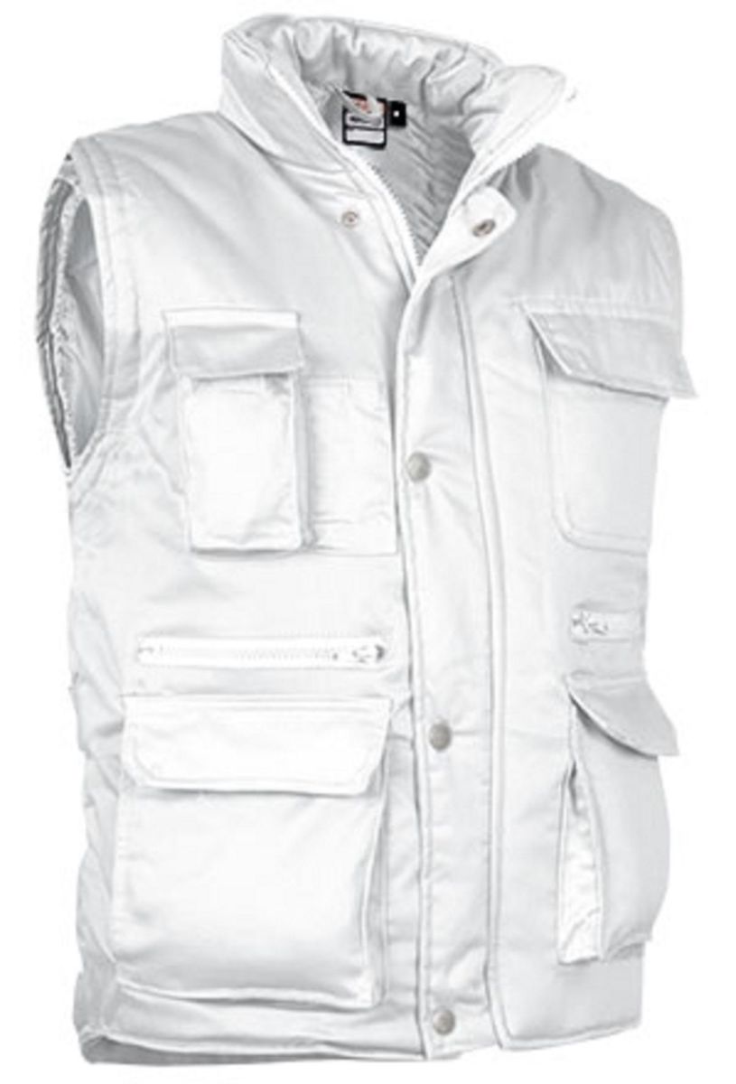 doudoune-blanche-homme-320mjc-1.jpg Doudoune sans manches Homme REF REPORTER blanc – Image 1