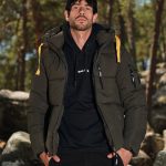 Doudoune chaude et matelassée kaki JOËL