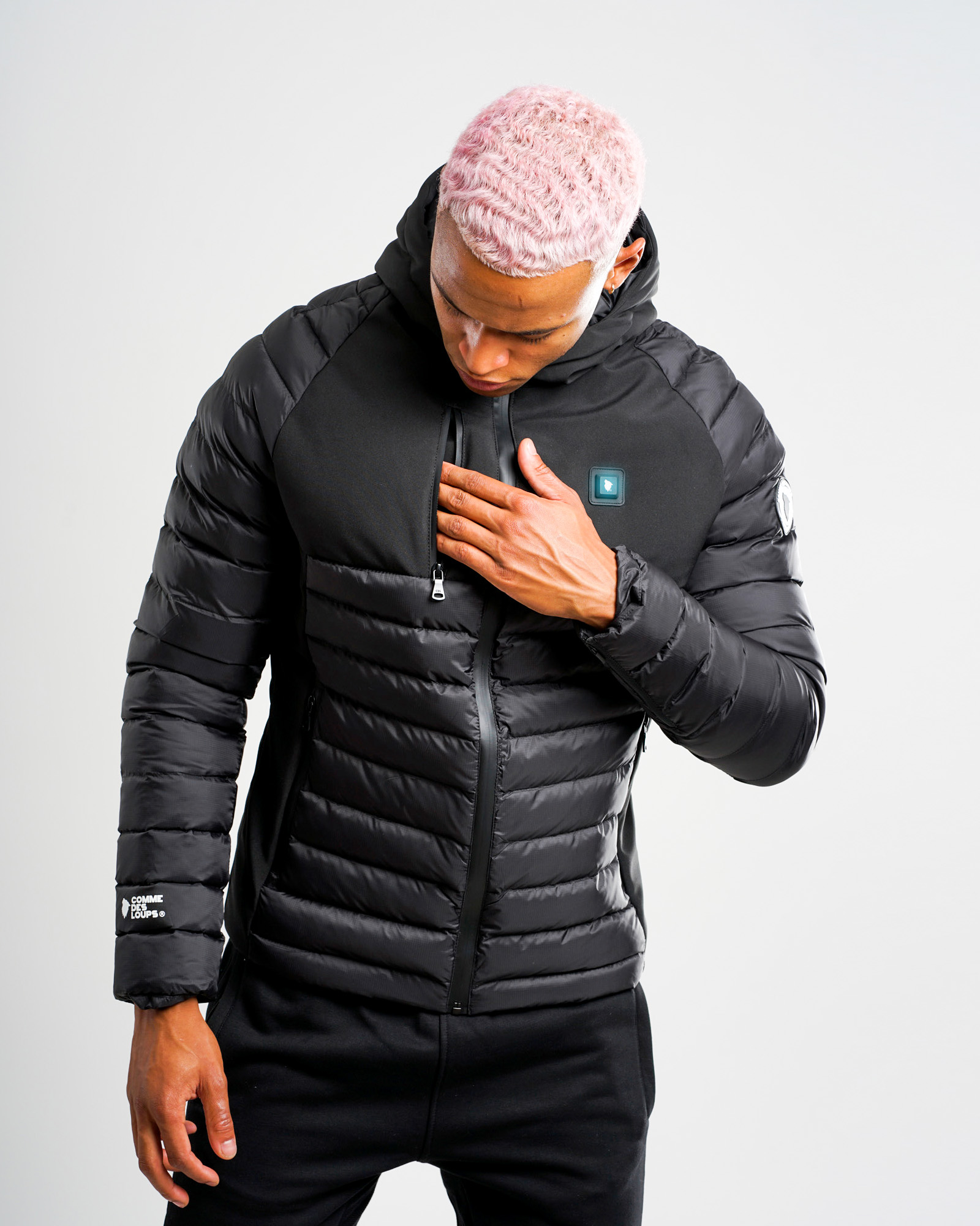 doudoune-comme-des-loups-167bqs-1.jpg Doudoune Chauffante ASPEN CARBON Noir | COMME DES LOUPS – Image 1