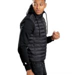 Doudoune chauffante sans manche Porto Comme des Loups Noir Pallas Cuir