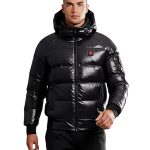 DOUDOUNE CHAUFFANTE COMME DES LOUPS TURIN NOIR SHINNY | Factory Jeans