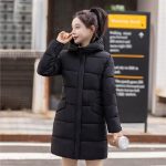 Alloaone Veste d'hiver matelassée mi longue pour femme Veste matelassée à capuche Veste chaude à capuche, Rouge, XXL : Amazon.fr: Mode