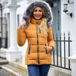 Doudoune Femme Doudoune Mi Longue Parka Femme Veste Casual Classique Blouson Confortable avec Capuche Manteau Résistant pour Le Bureau Jaune L : Amazon.fr: Mode