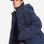 Doudoune mi longue déperlante très chaude Bleu collection | AIGLE