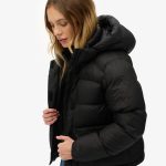 Doudoune Noire à Capuchenoir pour Femme | Superdry FR
