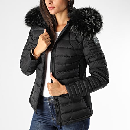 doudoune-femme-noir-754vnb-1.jpg Jacket Doudoune Noir Fourrure Noir Femme Jacket Doudoune Noir Femme Avec Fourrure Doudoune A Capuche – Image 1