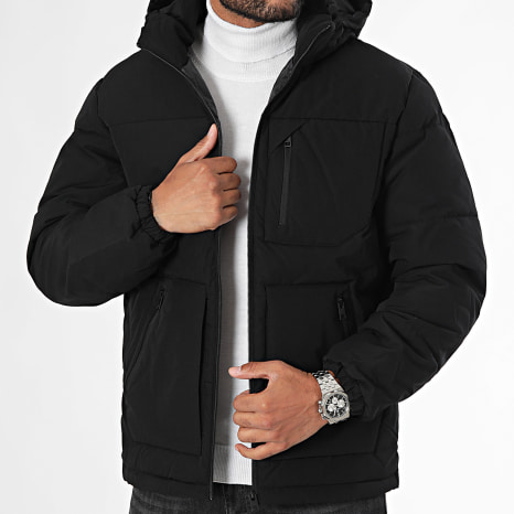 doudoune-jack-and-jones-108obg-1.jpg Jack And Jones Doudoune Capuche Otto Noir LaBoutiqueOfficielle.com – Image 1