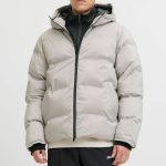 Jack & Jones Puffer Puffer Veste d'hiver atmosphere/beige ZALANDO.FR