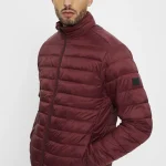 Doudoune matelassée bordeaux homme Jack & Jones | Destock Jeans
