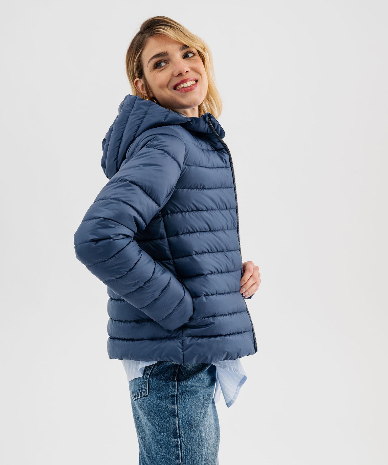 doudoune-legere-femme-187res.jpg Doudoune légère à capuche femme bleu | GEMO – Image 1