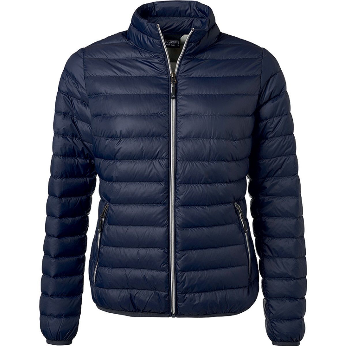 doudoune-matelassee-femme-192vxl.jpg Veste doudoune matelassée duvet JN1139 bleu marine Femme – Image 1