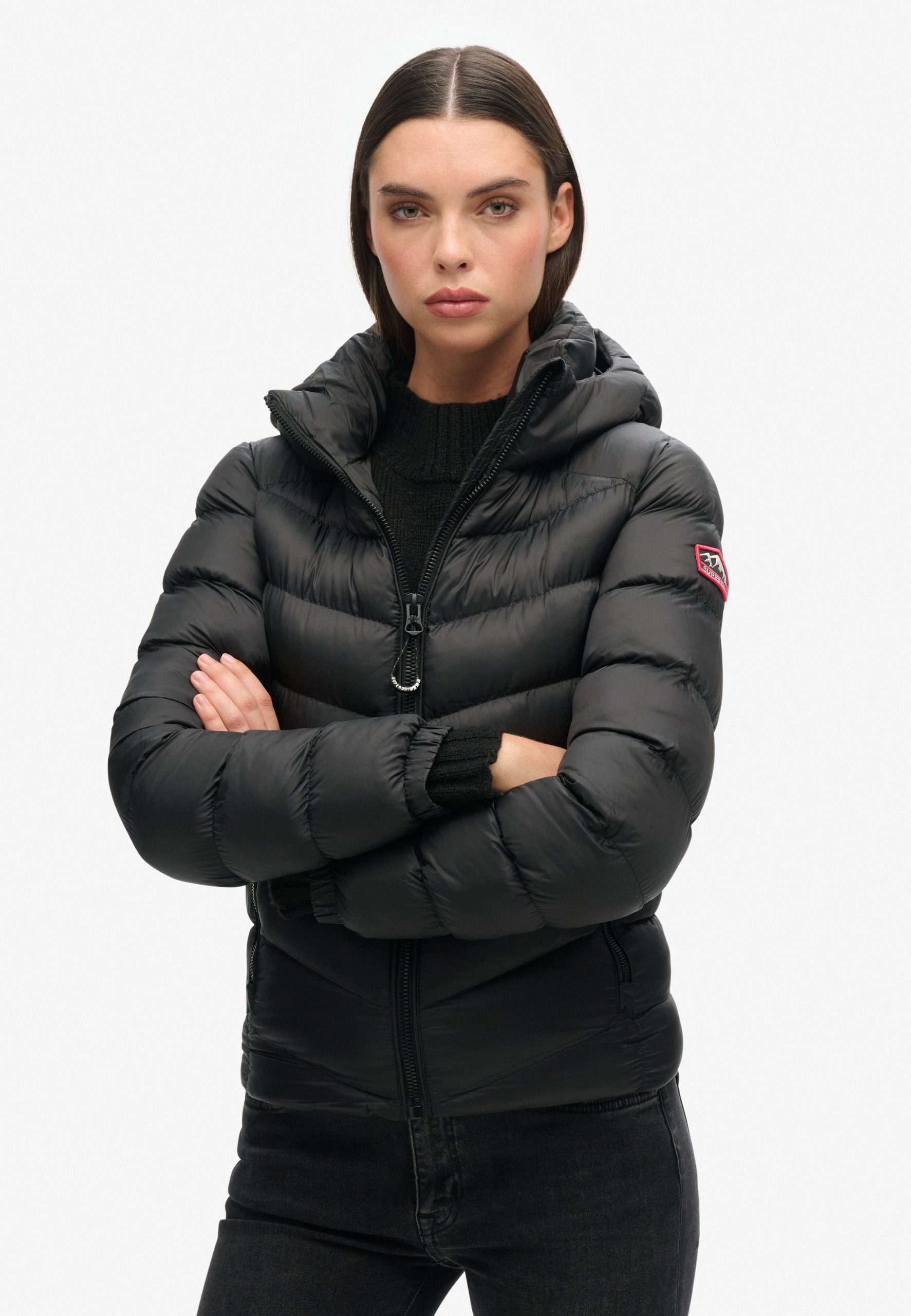 doudoune-superdry-030hjf-1.jpg Superdry & Co HOODED FUJI Veste d'hiver black/noir ZALANDO.FR – Image 1