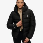 Doudoune à Capuche Spirit Sportsnoir pour Femme | Superdry FR