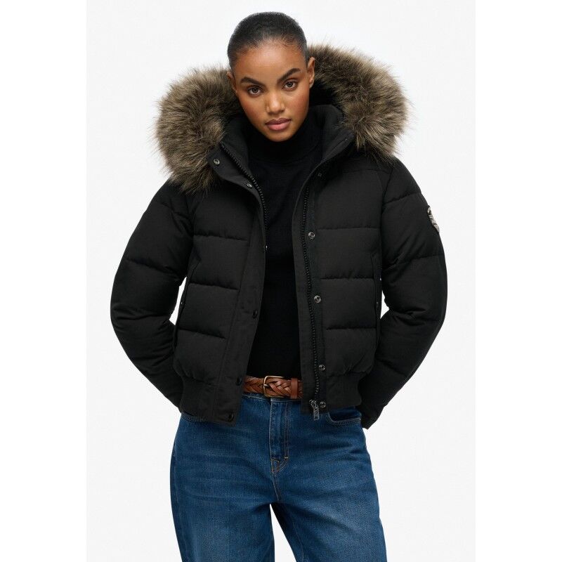 doudoune-superdry-328oxj-1.jpg Superdry Everest Hooded Bomber Jkt Doudoune femme | Hardloop – Image 1