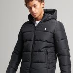Doudoune à capuche Sportsnoir pour Homme | Superdry FR