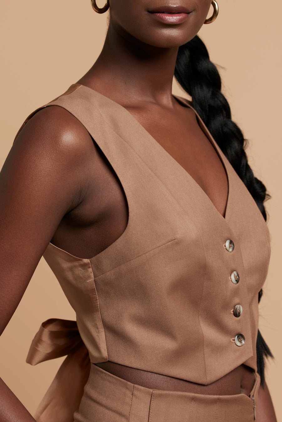 gilet-de-costume-femme-278zfu-1.jpg Gilet de costume SADIE Beige 1 – Image 1