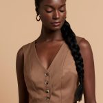 Gilet de costume SADIE Beige 1