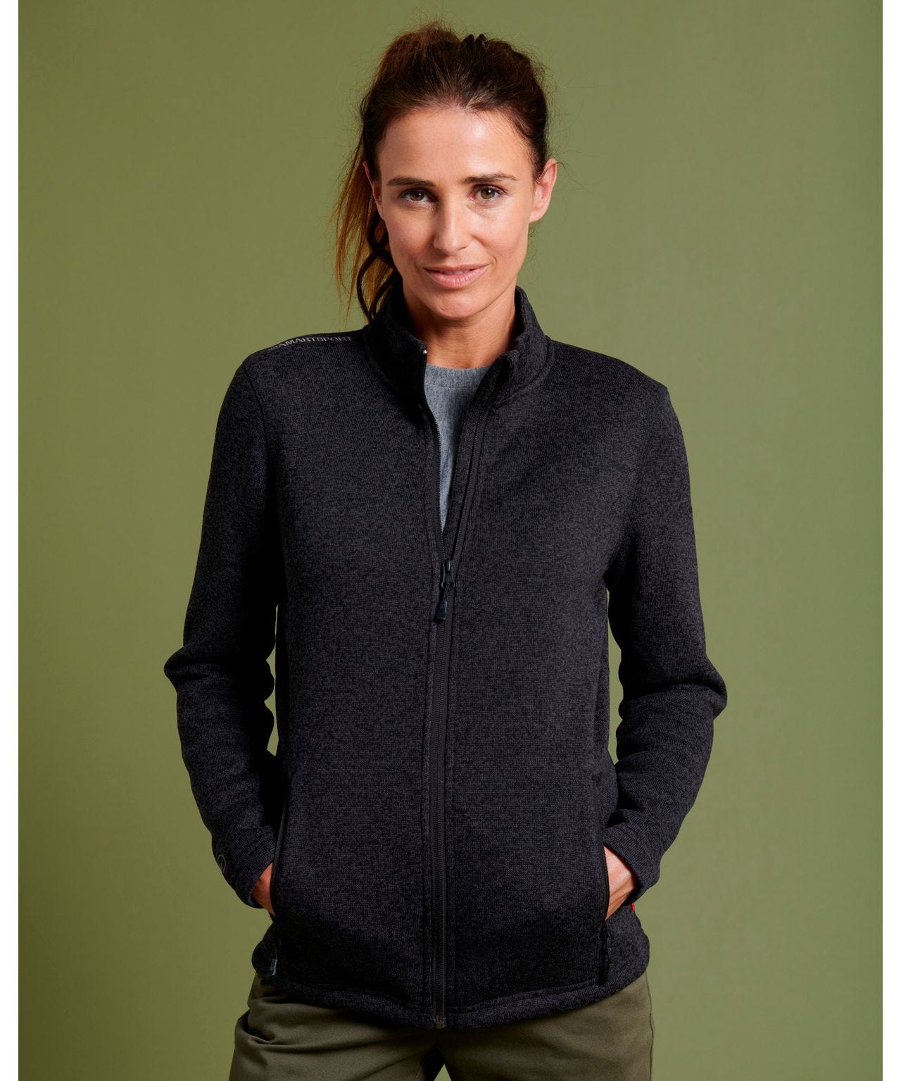 gilet-polaire-femme-231qwx-1.jpg Polaire col montant Thermolactyl femme Gilet Damart.fr – Image 1