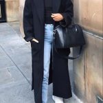 9 meilleures idées sur Manteau noir femme | manteau noir femme, mode hivernale, mode vestimentaire