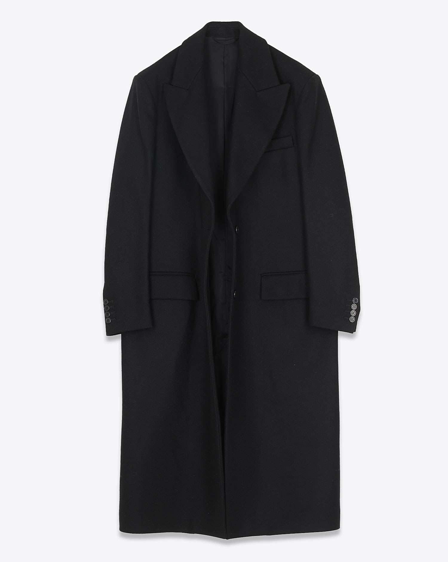 long-manteau-noir-805soh-1.jpg Maison Flaneur Manteau Long Cachemire Laine – Noir – Image 1