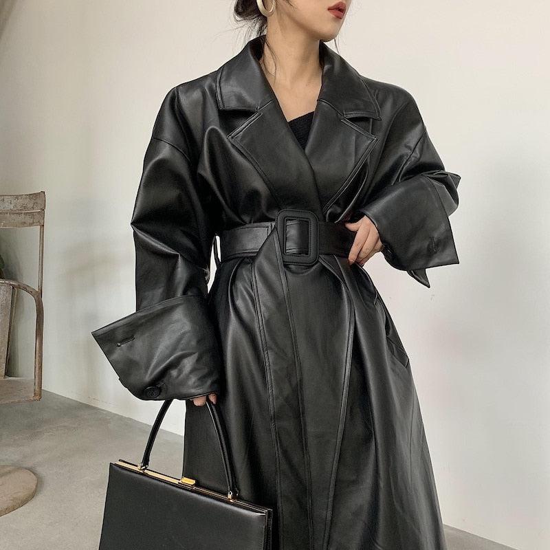 manteau-cuir-femme-211zwk-1.jpg Manteau Cuir Noir Femme – Image 1