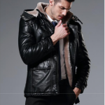 Fourrure Manteau Hiver Homme Cuir Blouson Cuir Doudoune Homme Fourrure Luxe Manteau Hiver Veste Cuir Avec