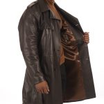 Trench George cuir marron La Canadienne La Canadienne