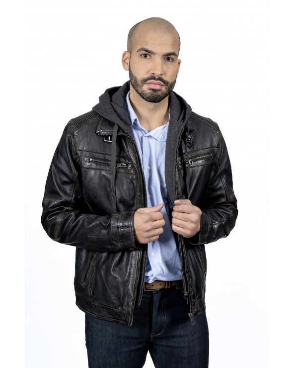 manteau-cuir-homme-609bqb-1.jpg BLOUSON CUIR AGNEAU – Image 1