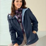 Veste imperméable à capuche doublure polaire
