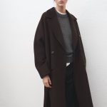 Manteau laine fait main oversize