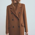 Manteau en laine à double boutonnage